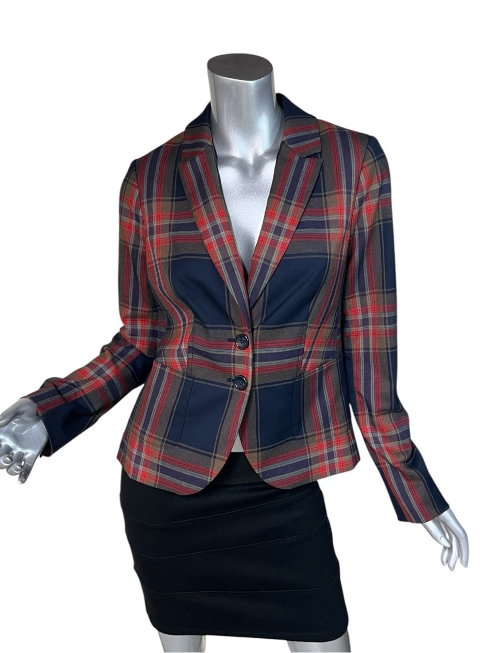 Outback Red The Limited Plaid Riding Blazer Jacket Lined Women’s Small
